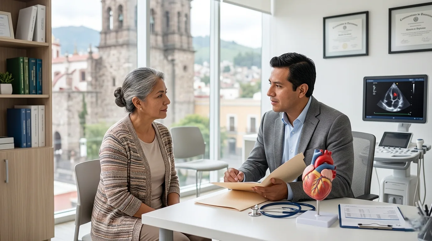 Consulta para tratamiento de cardiopatía isquémica en Puebla